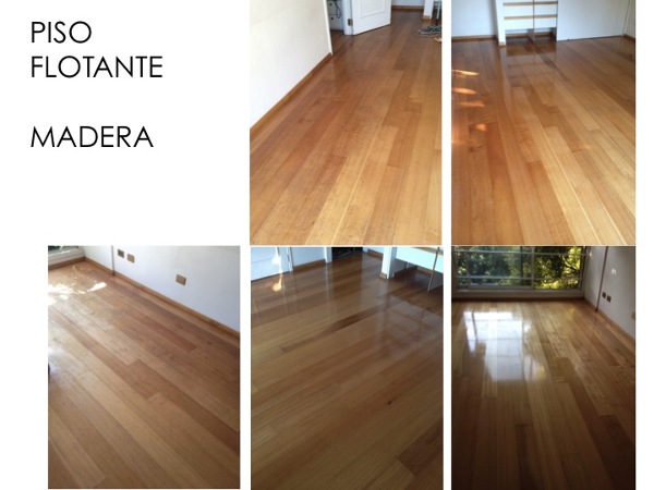 Foto: Trabajo en Piso Flotante con Cubierta de Madera de Sistemas De