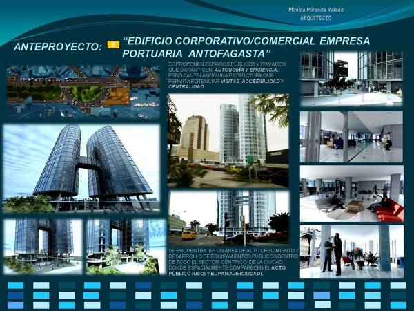 EDIFICIO CORPORATIVO EMPRESA PORTUARIA ANTOFAGASTA (ETAPA DISEÑO Y ARQUITECTUTA)
