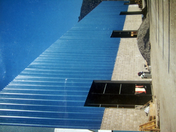 galpón metálico forrado en PV-4 mixto