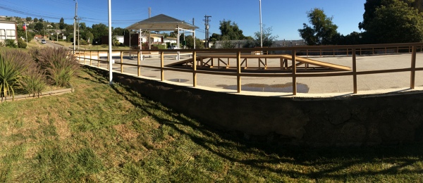 Construcción plaza Viña del Mar.
