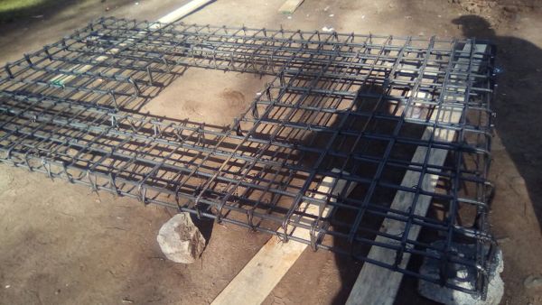 Enfierradura para losa hormigón armado