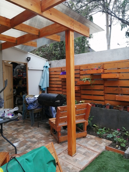 Pergola de  pino
