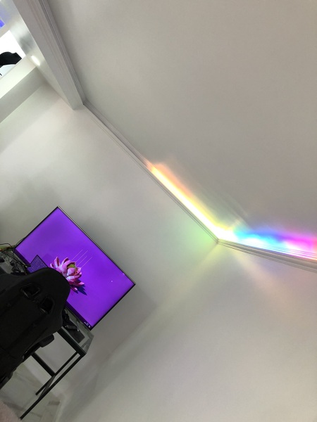 Cornisas flotantes con luz led