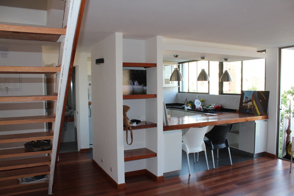 Remodelación ddepartamento duplex Carlos Antunez