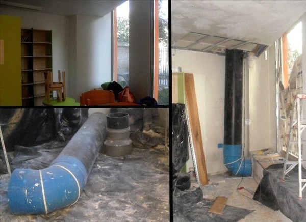 Obra menor biblioteca colegio 