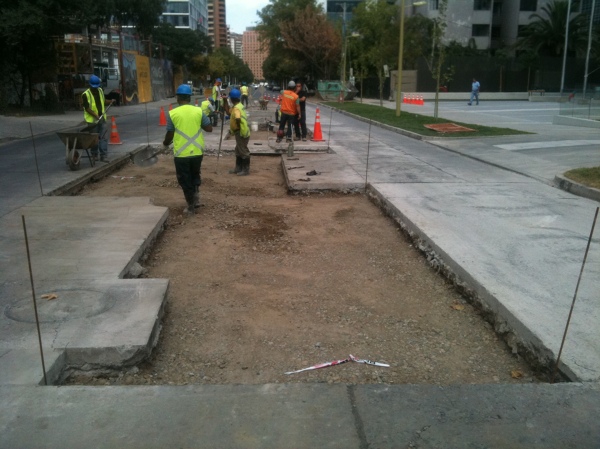 Pavimentación Las Condes