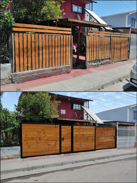 Cambio de Reja más Portón Abatible