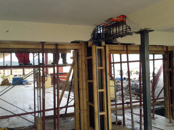 pilar union viga hormigon