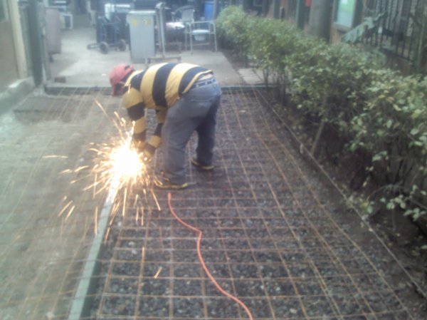 Preparando radier