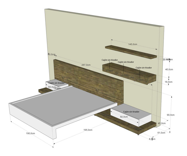 PROYECTO CASA GROB DORMITORIO