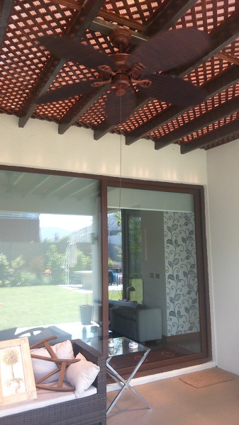 Techo terraza con trillage 