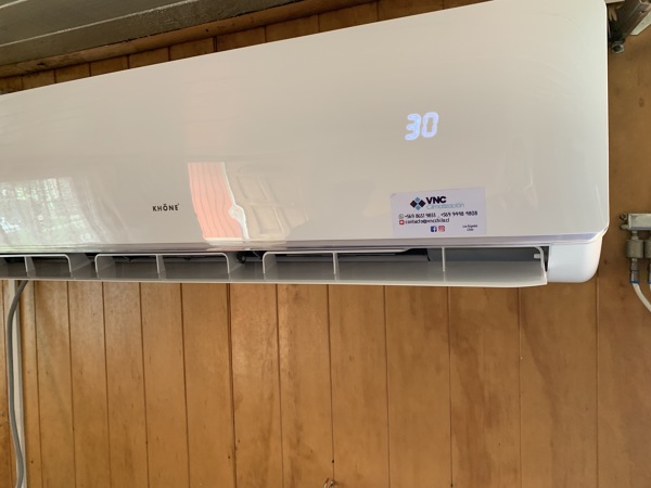 instalacion split muro de 24.000 btu