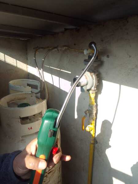 Deteccion de fuga de gas