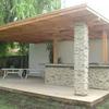 Construcción de domo con techo traslúcido