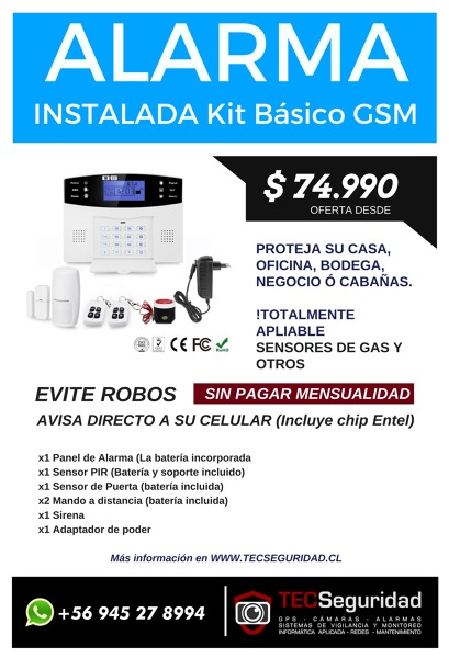 ALARMA BASICA INSTALADA