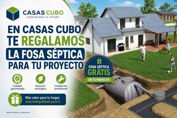 OFERTA: POR UNA CASA, TE DAMOS UNA FOSA SEPTICA.