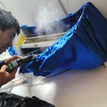 Limpieza hidrolavadora a vapor