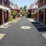 Recarpeteo de asfalto en estacionamiento