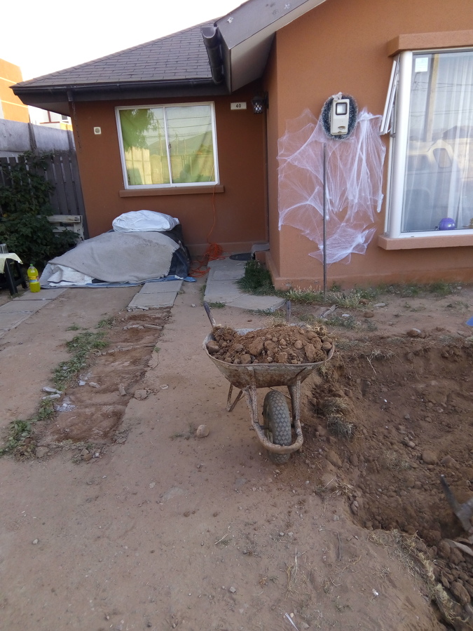 5% instalacion de adocreto (inicio excavacion)