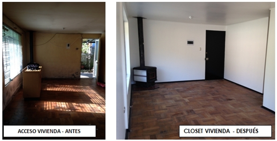ACCESO VIVIENDA ANTES Y DESPUÉS