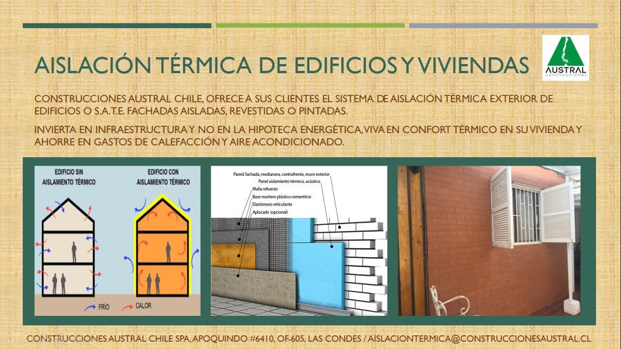 AISLACION TÉRMICA DE EDIFICIOS