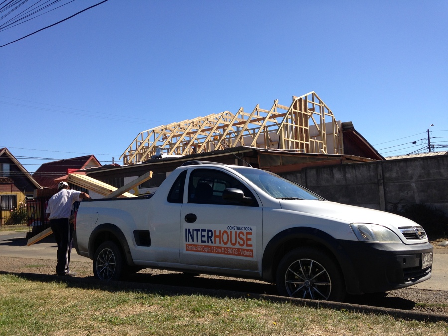 Ampliación casa Rebolledo, Temuco.