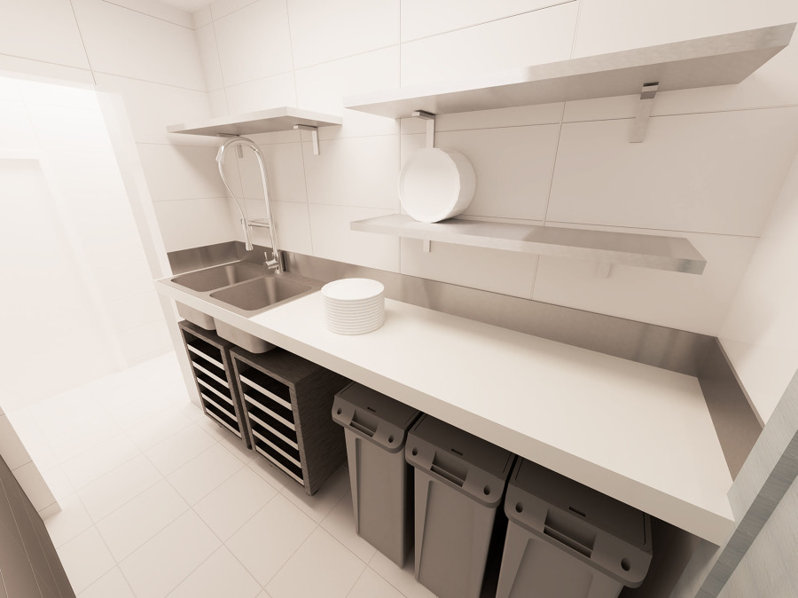 Area de limpieza cocina
