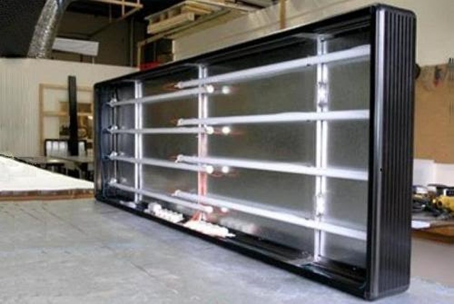 Cajas luminosas estructura