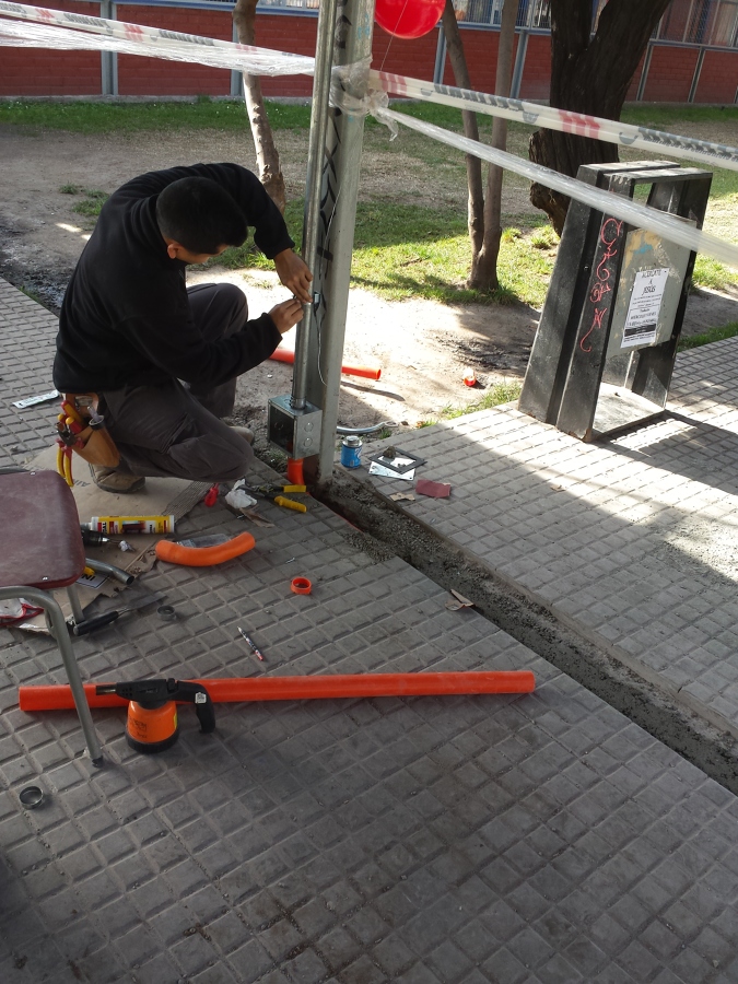 Canalizacion de alimentadores.
