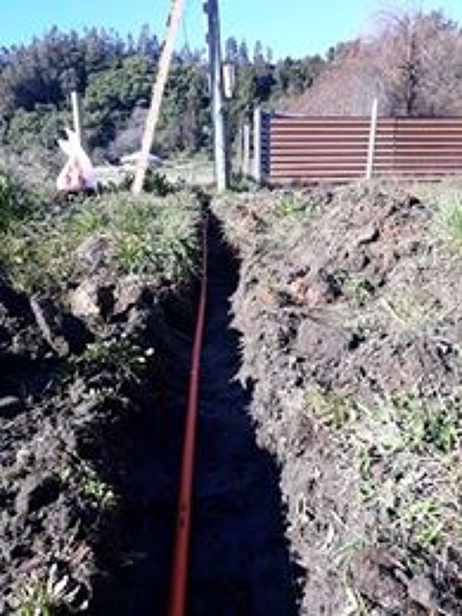 Canalización subterránea