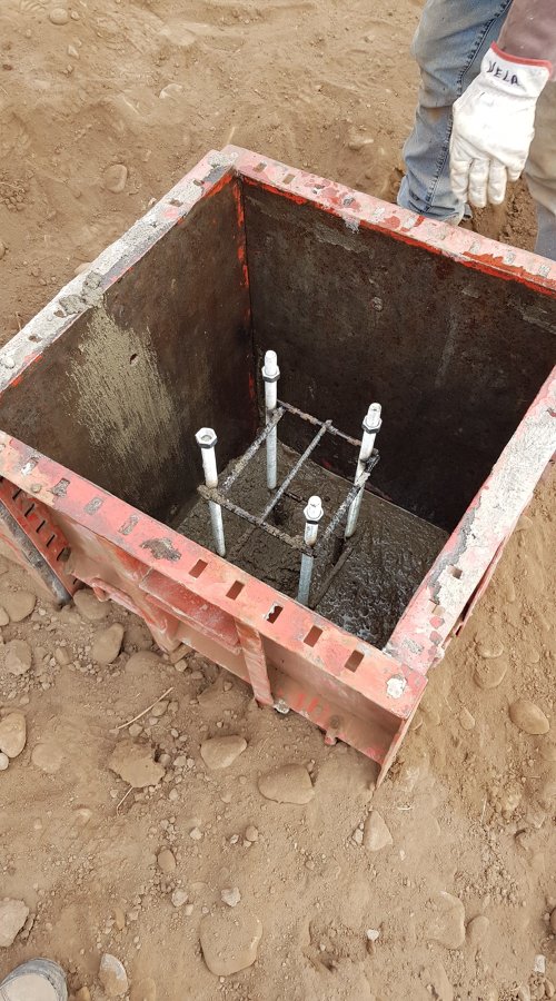 Canastillo para alumbrado público