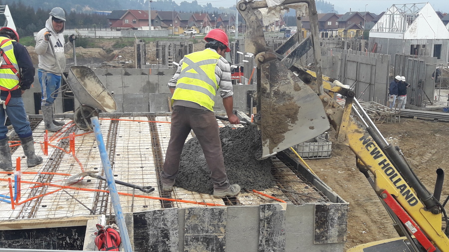 Carga de Hormigon Losa Metalpol