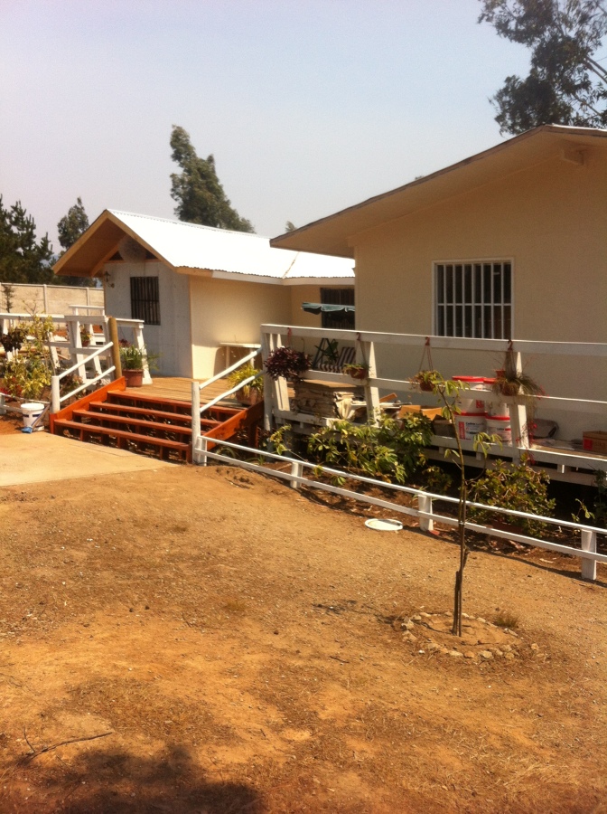 Casa con ampliación casi terminada