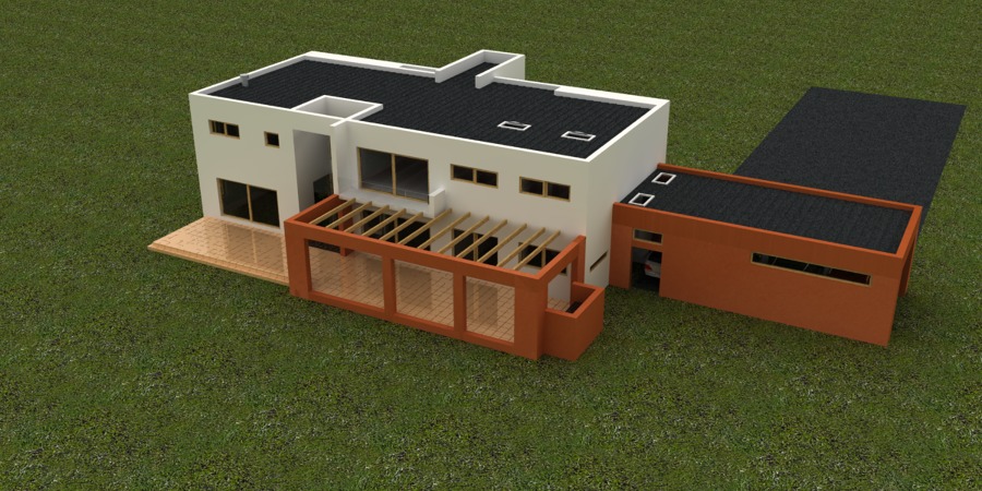 Casa León - Jara  en Brisas de Chicureo - Colina