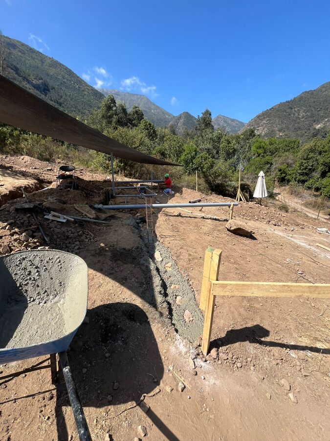 Cimentación y proyección sanitaria