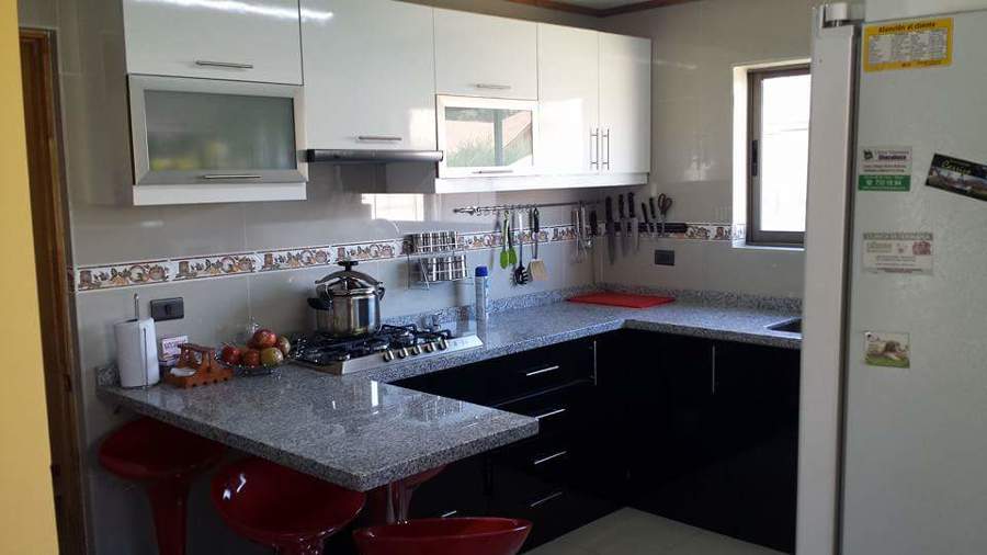 Cocina remodelada a nuevo