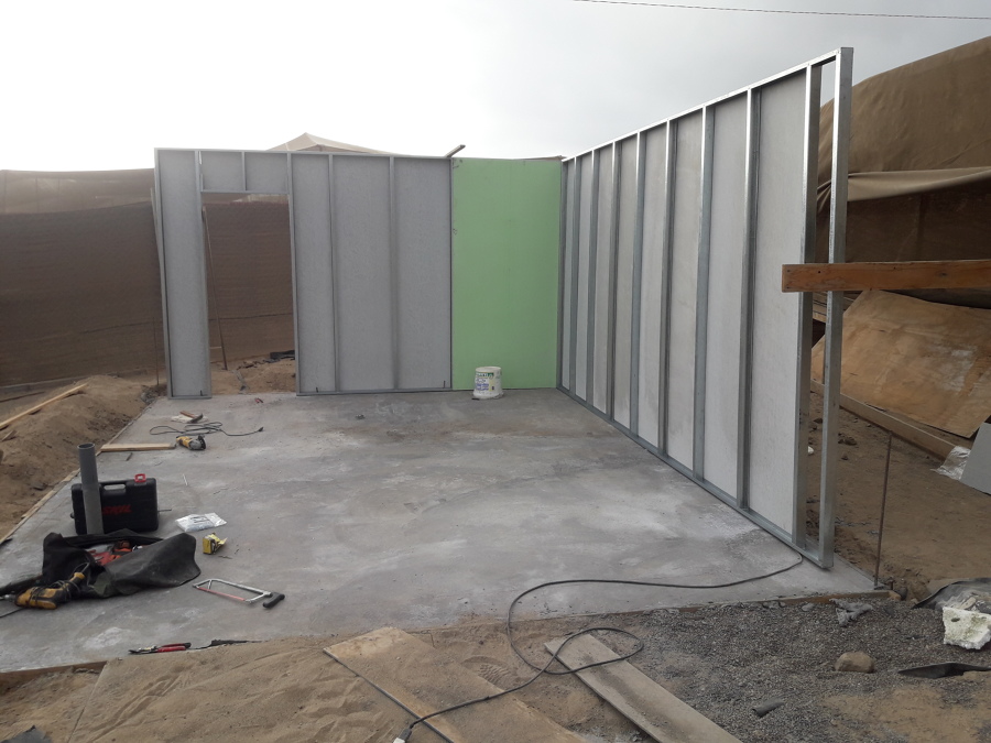 Comienzo construcción material vulcometal