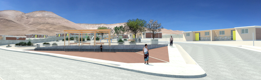 Conjunto Habitacional 34 Viviendas Sociales Inti Phaxi II, Poconchile, Arica-Chile.