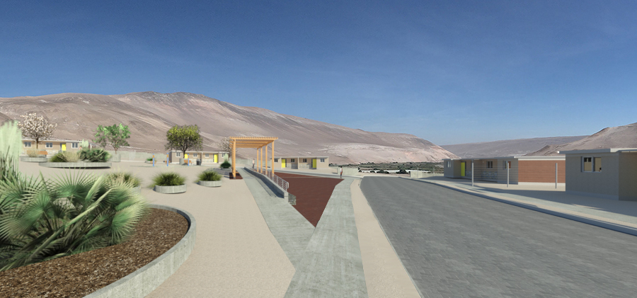 Conjunto Habitacional 34 Viviendas Sociales Inti Phaxi II, Poconchile, Arica-Chile.