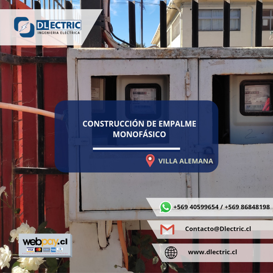 Construcción de empalme