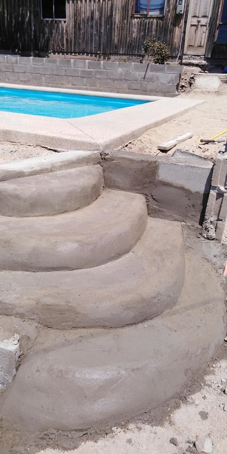 Construccion de piscina y terminaciones, Quillota