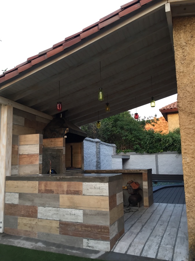 Construccion de Quincho Vintage. Las Condes 2018