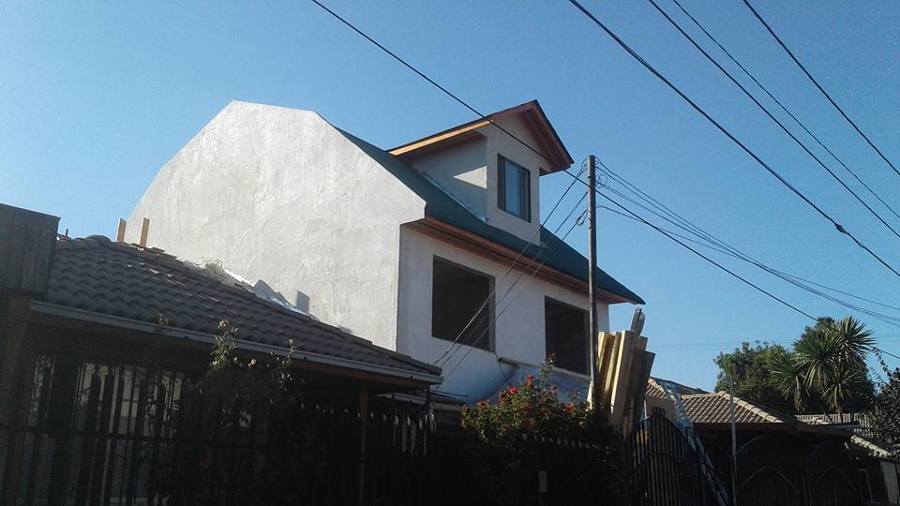 construcción de segundo piso y mansarda