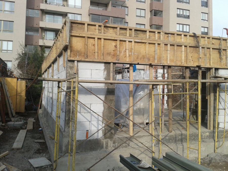 Construcción Planta Principal en Hormigón celular