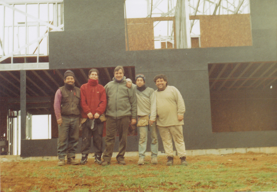 Construction de la casa de Don Kike morande