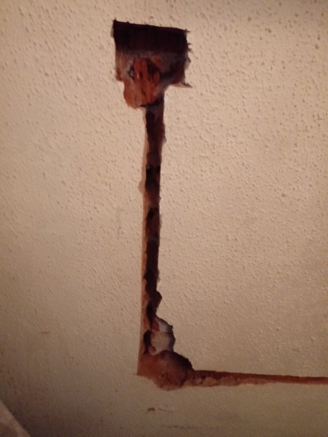 Corte de muro