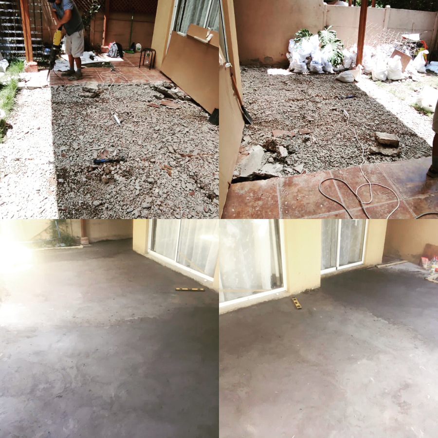 Demolición y Elaboración de radier