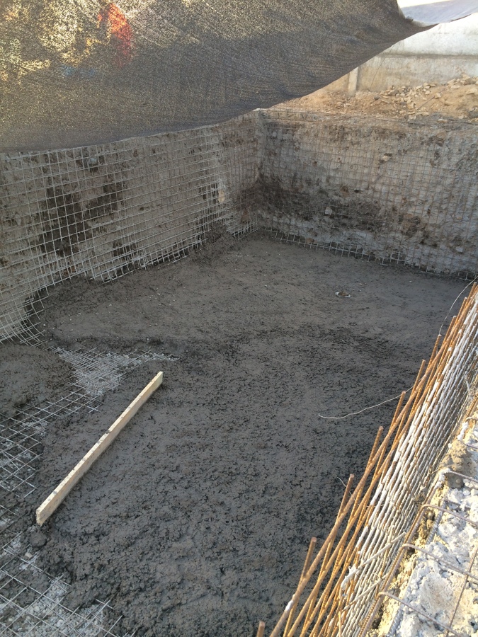 Doble Malla Pïscina Obra Chicureo Casa 54