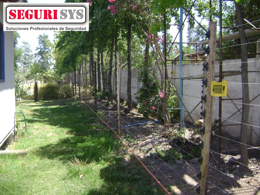 Estructura de 13 líneas con sensores anti sabotaje