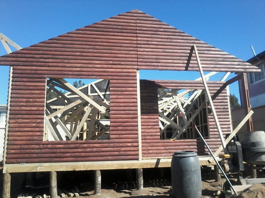 Etapa de construcción cabaña